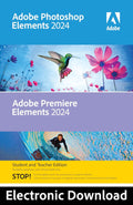 Adobe | Photoshop Elements 2024 & Premiere Elements 2024 Student & Teacher Edition | Mac Code | Software Download | Photo Editing | Video Editing [Mac Online Code]