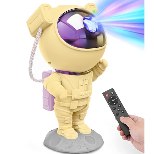 Astronaut Star Projector Night Light with Remote and Timer E396