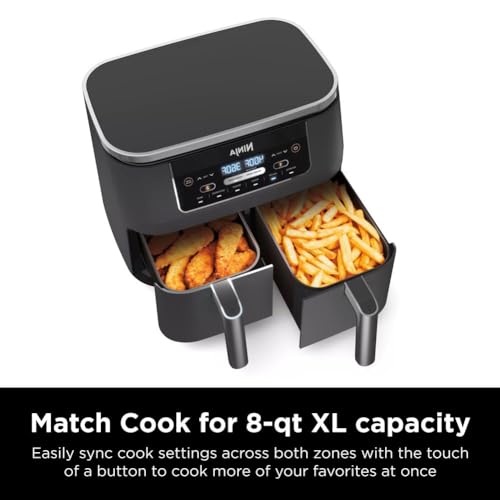 10QT 6-in-1 DualZone Air Fryer with 2 Independent Baskets B40403