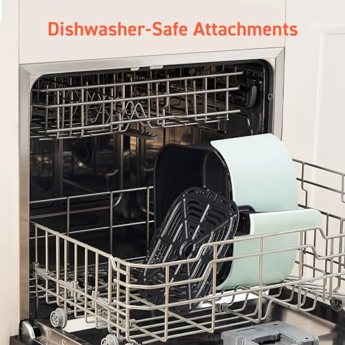 Compact 5QT Air Fryer with Glass Panel and Dishwasher-Safe Basket B429
