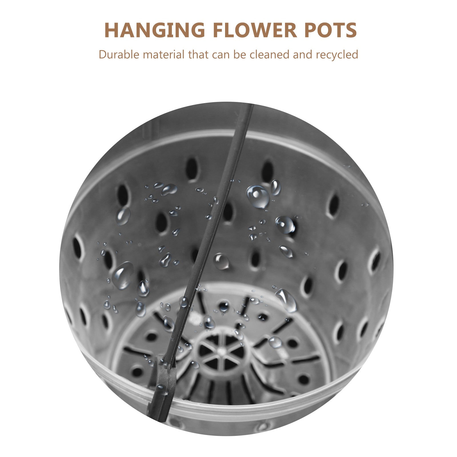 5 Sets Hanging Flower Pot Planter Phalaenopsis PP Material H340