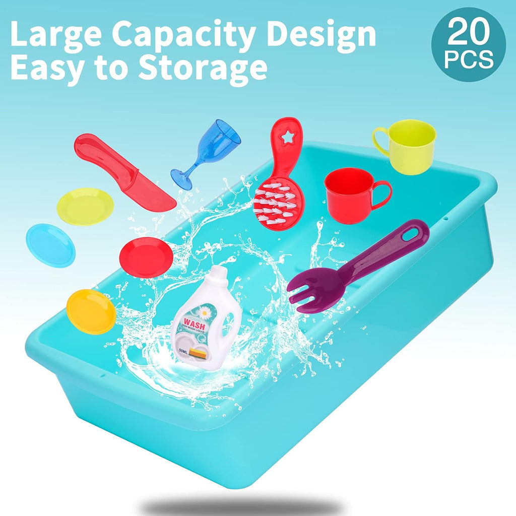 Baby Bath Play Sink Toys with Running Water for Toddlers N24505