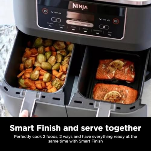 10QT 6-in-1 DualZone Air Fryer with 2 Independent Baskets B40403