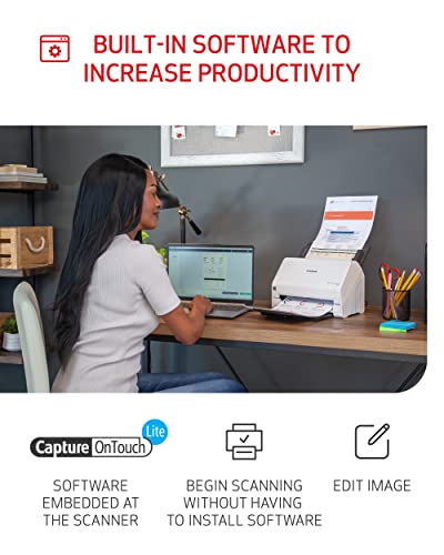 Office Document Scanner with Auto Document Feeder and Duplex Scanning E72366