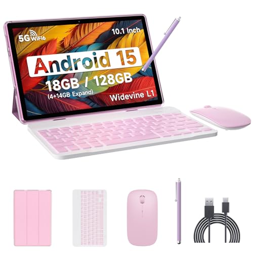 10 Inch Android Tablet with Keyboard Case Mouse Stylus J550018