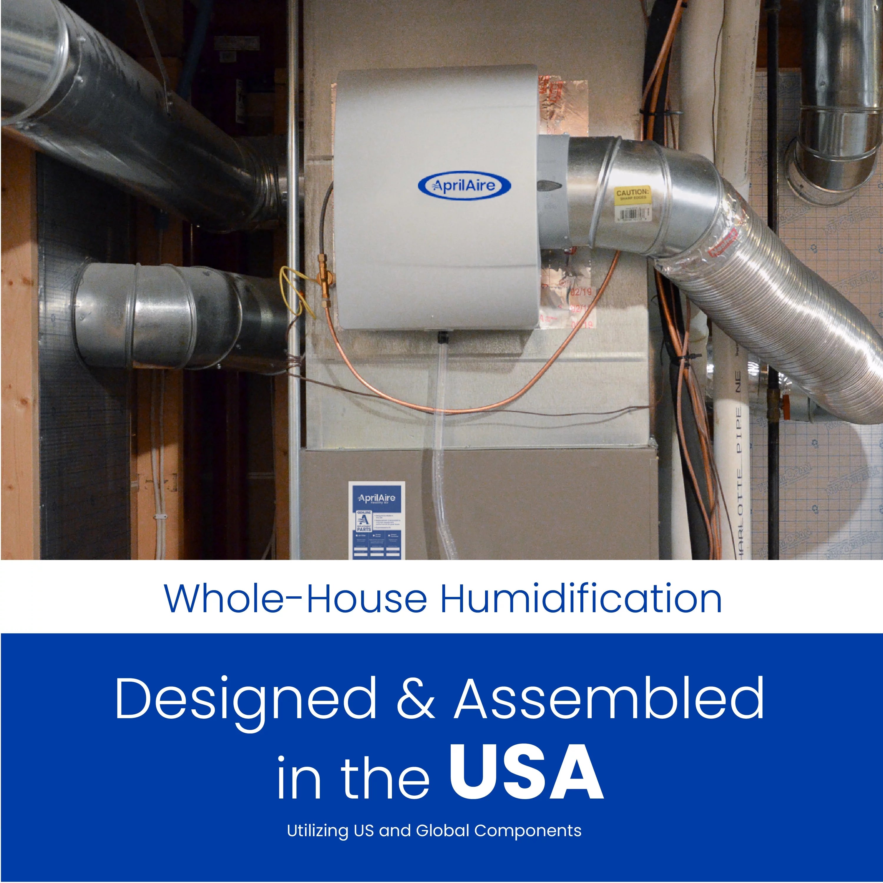 Aprilaire Manual Control Humidifier - 17 gal H866860