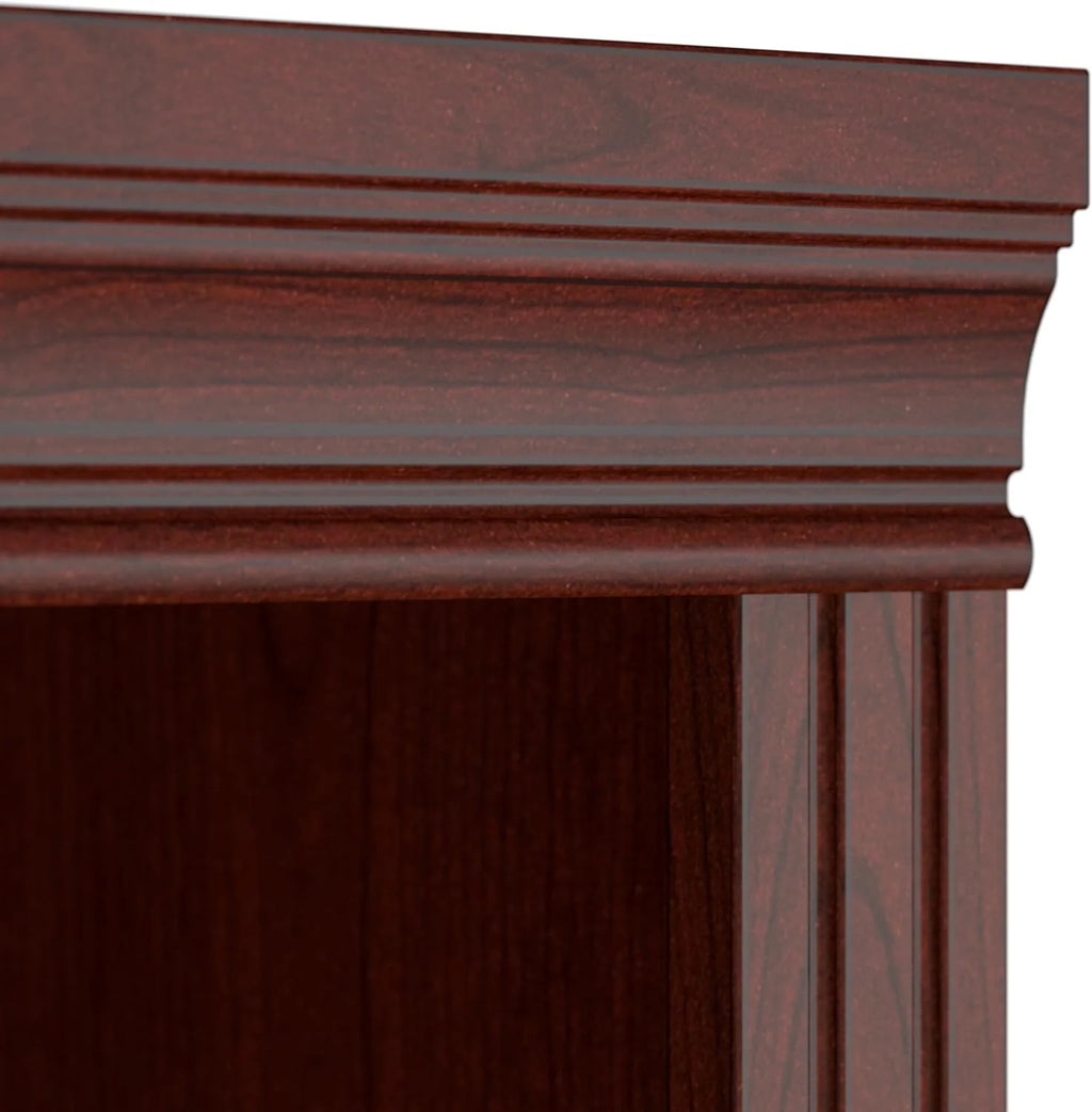 5 Shelf Bookcase in Harvest Cherry U300