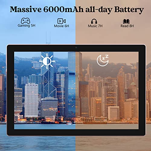 Android Tablet 10.1 Inch with Keyboard, 64GB ROM, 8GB RAM V203
