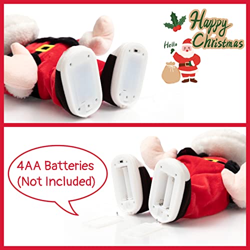Animated Christmas Snowman Plush with LED Lights, Musical Toy for Kids, 13 Inch J154