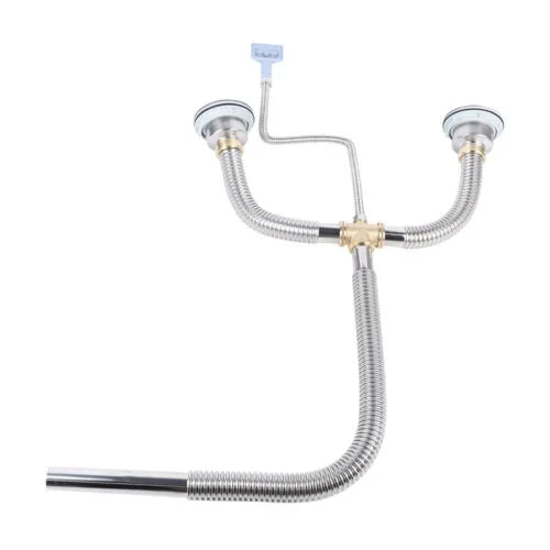 Flexible Sink Drain Hose for Double Bowl Kitchen Bathroom Z228