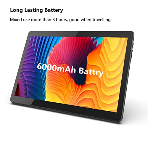 Tablet 10 inch Android 14, Quad Core, 32GB Storage, 6GB RAM, Black R87282