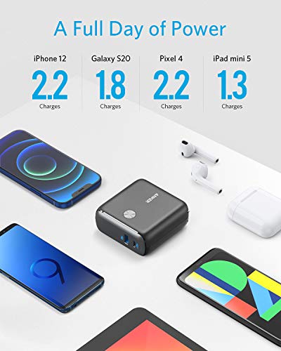 10,000 mAh 20W USB-C 2-in-1 Portable Charger and Wall Charger X920