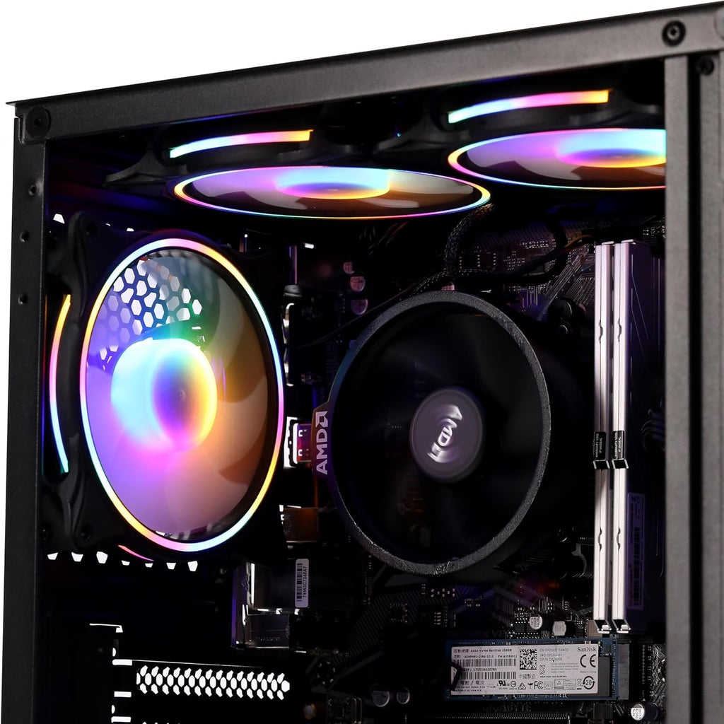 Gaming Desktop PC, AMD Ryzen 5 8500G, 16GB DDR5, 1TB SSD, Win 11 Pro Ready V422146