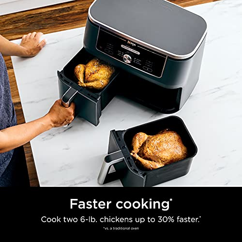 10QT 6-in-1 DualZone Air Fryer with 2 Independent Baskets B40403