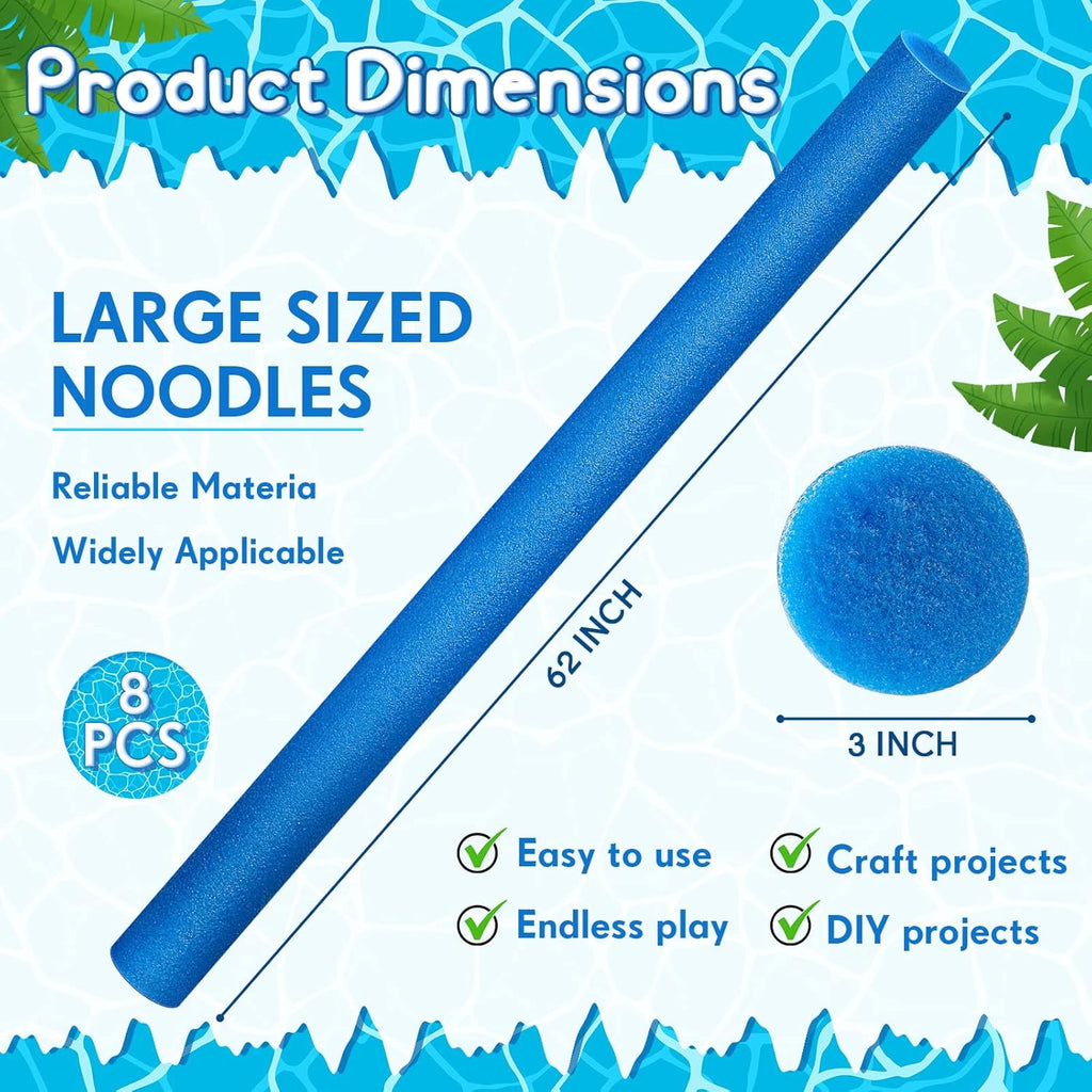 Jumbo Pool Noodle Foam 55 Inch for Swimming, Lake, and Water Play C54010