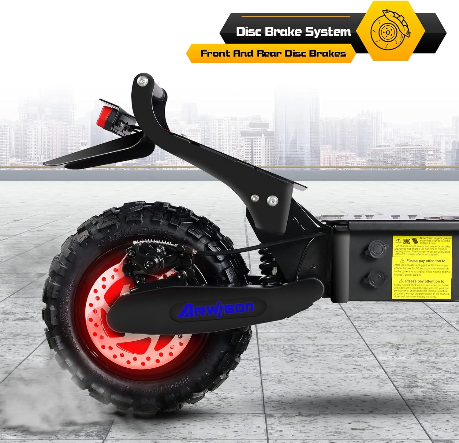 Electric Scooter for Adults, 2500W Motor, 30 MPH, 30 Miles Range, 11 Inch Tires, Foldable U98543