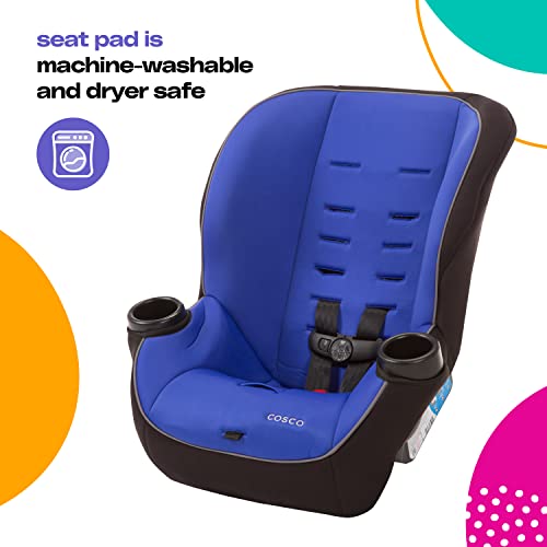 2-in-1 Convertible Car Seat, Rear-Facing 5-40 lb, Forward-Facing 22-40 lb, up to 43 in, Blue E632