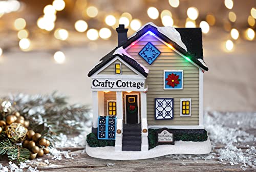 Lighted Musical Christmas Village Collectible Houses U181