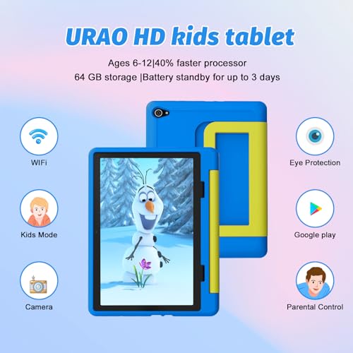 Kids Tablet 10 inch Octa-Core with Case, 64GB Expandable, Parental Control M267122