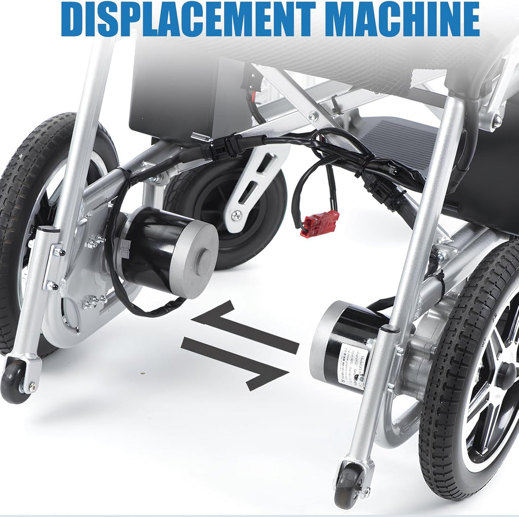 Portable Electric Wheelchair for Adults, Lightweight Foldable M968322