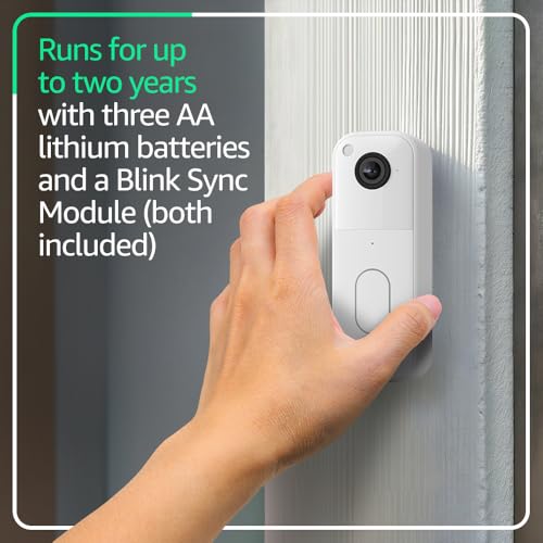 Video Doorbell with HD View, Two-Year Battery Life, and Sync Module Y441