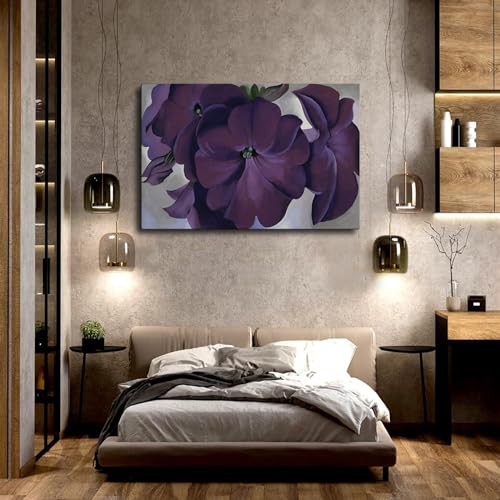 Petunias 1925 Poster HD Canvas Print Wall Art Decor 12x18inch Unframed D45487