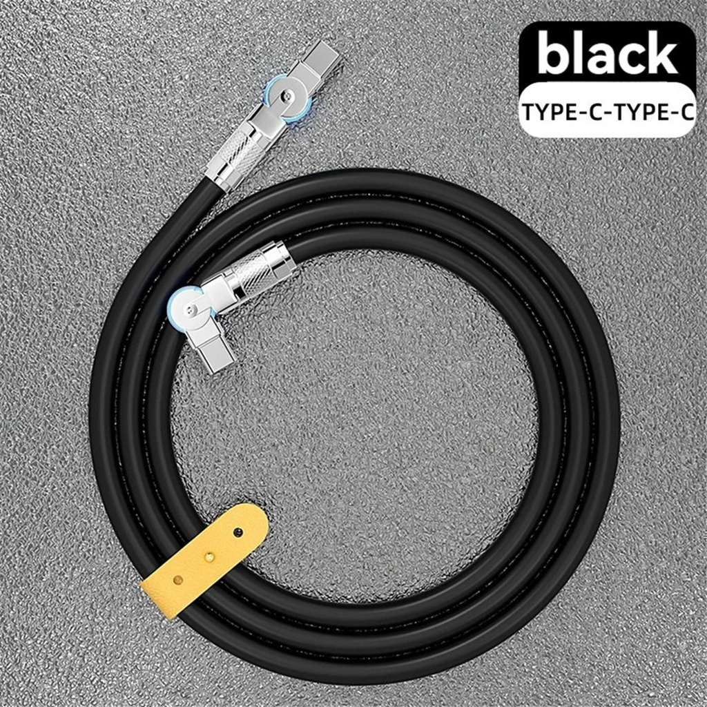 Type-C to Type-C 180° Swivel Data Cable 2m A428