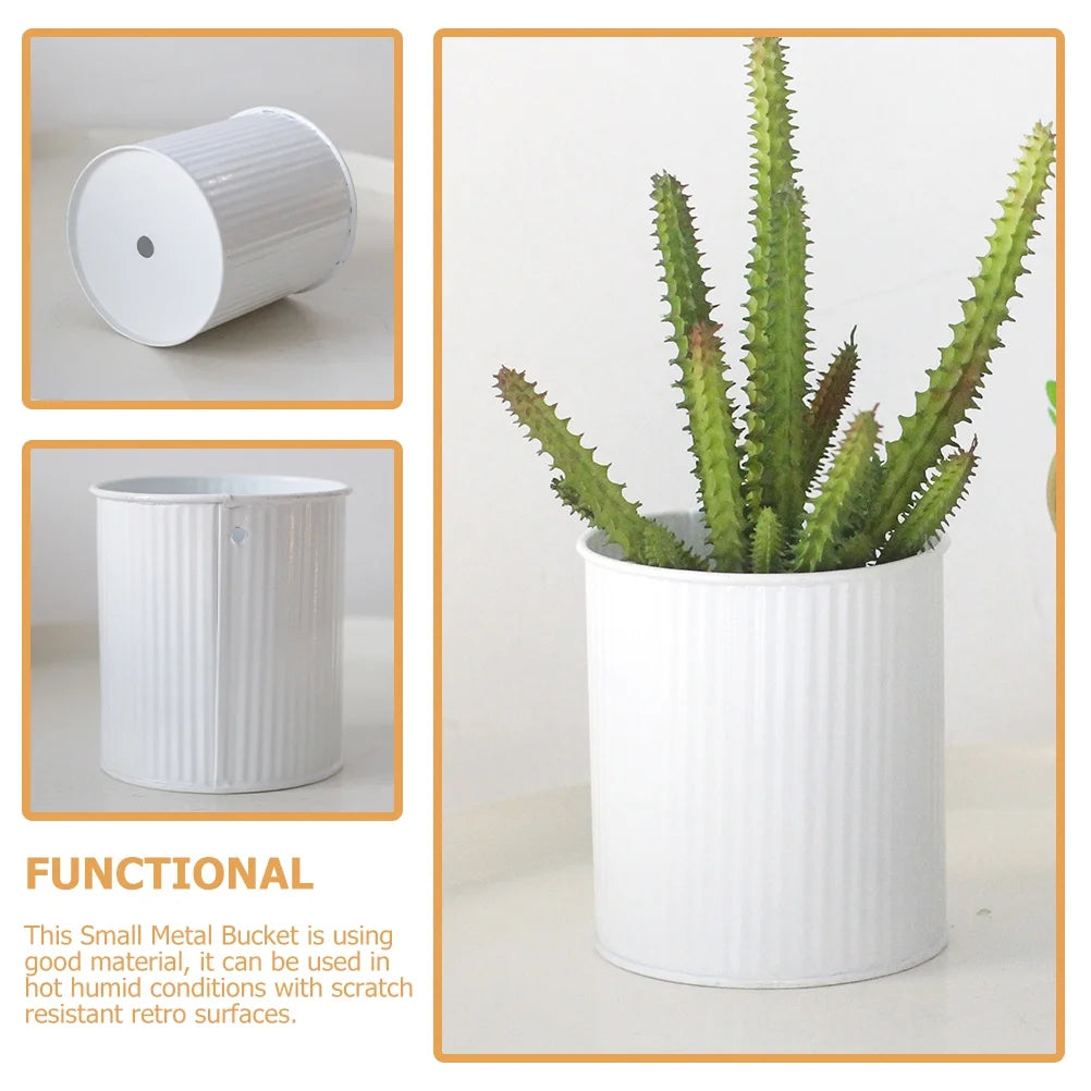 White Flower Arrangement Pot Planter Y7813