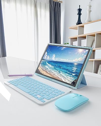 10 inch Android Tablet with Keyboard Case, 6GB RAM 32GB ROM S7781