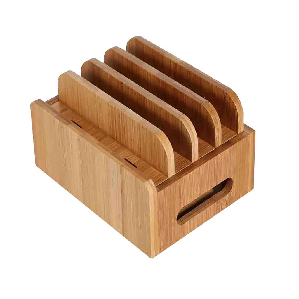 Bamboo Charging Station for Smartphones & Other Gadgets A208