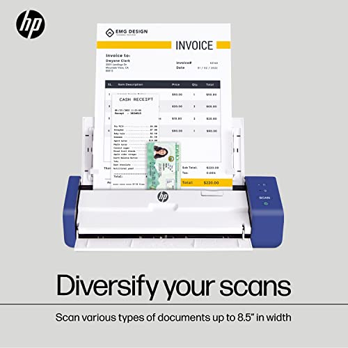 Compact Desktop Duplex USB Document & Photo Scanner with Auto-Feed Tray for Portable 2-Sided Digital Scanning N899