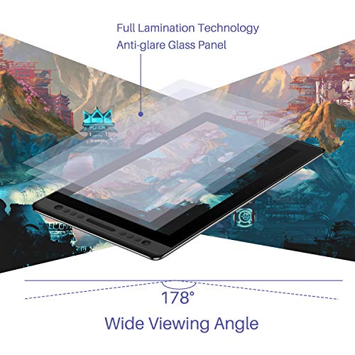 Graphics Drawing Tablet with Screen 13.3inch Pen Display with Stand D520