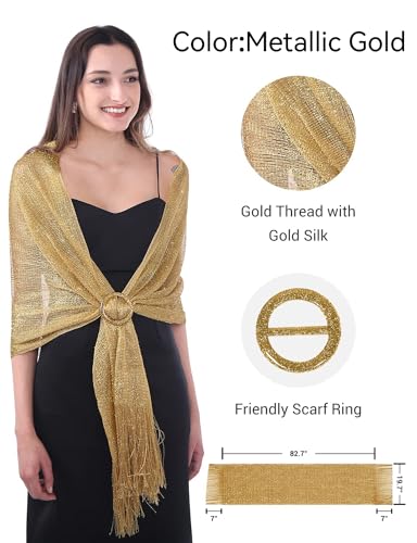 Sparkle Shawls and Wraps for Party Dresses H6554