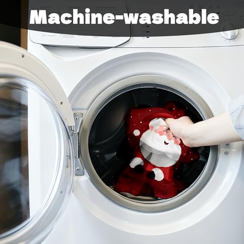 Christmas Toilet Lid Cover, Washable Seat and Tank Protector W1747