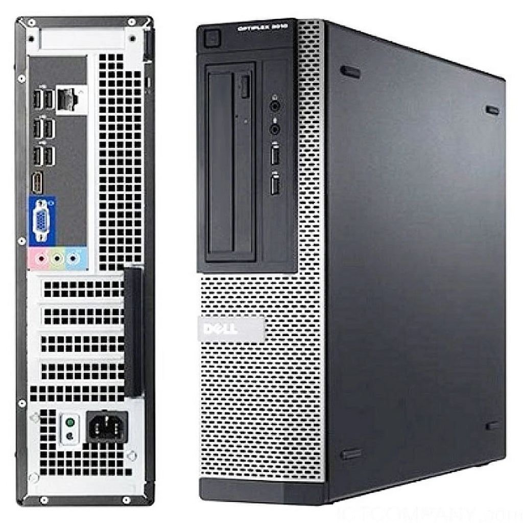 Used Dell Optiplex 3010 3.3GHz i3 2GB 250GB DVD Win 10 Pro 64 Desktop Computer B R781732