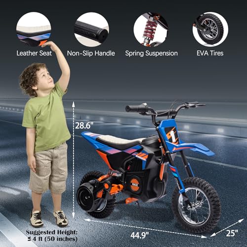 Kids Electric Dirt Bike 250W Off-Road Motorcycle A971937