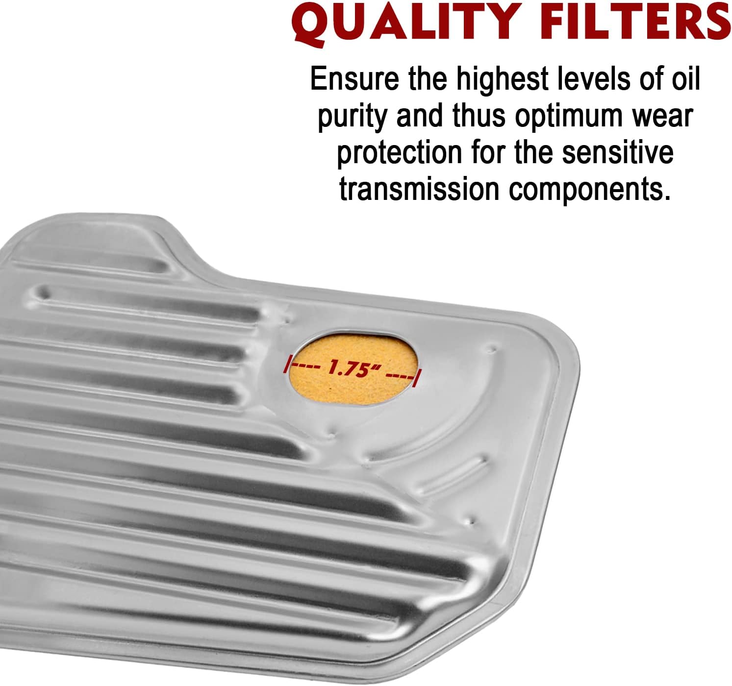 Transmission Filter Kit with Gasket for 4L60-E 4L65-E Deep Pan S240704