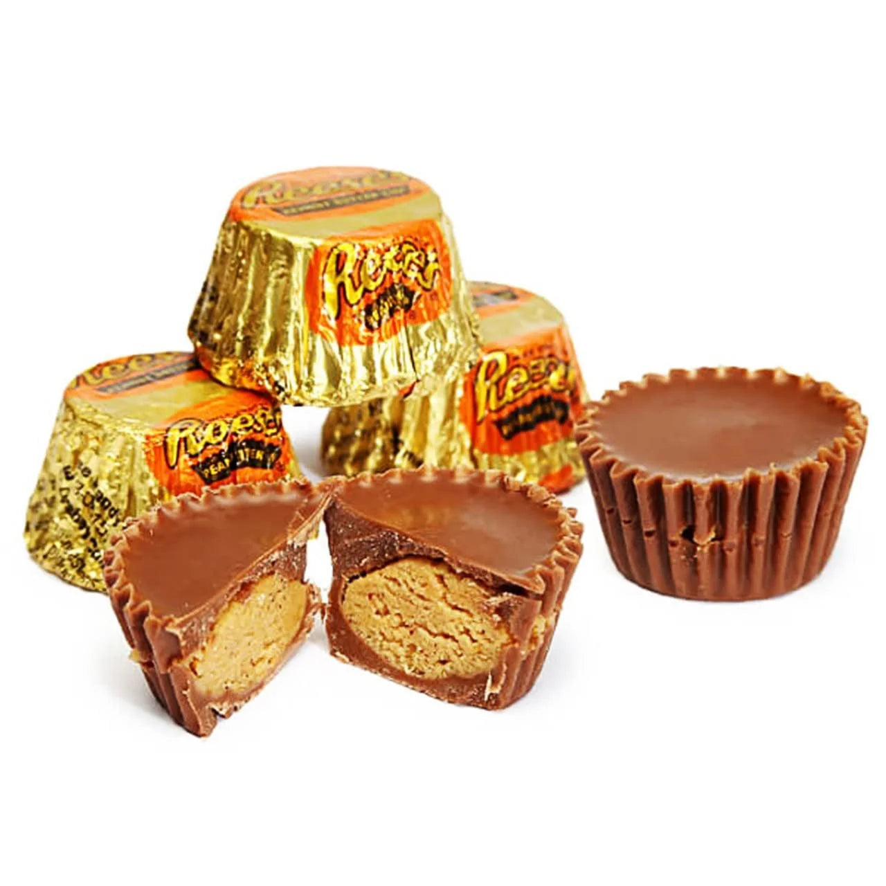Mini Peanut Butter Cups - 4 Pound Bag - Individually Wrapped Chocolates S844