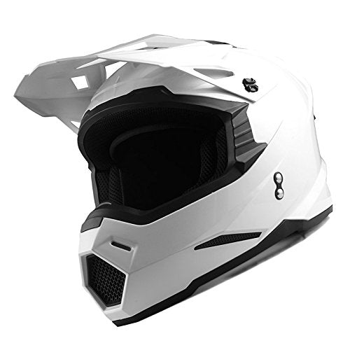 Adult Motocross Helmet Full Face Racing Style Matt Black D9788