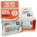 Oasis Pak Two-Way Humidity Packs - Ultimate Moisture Packs for Storage - Prevent Overdrying - Ideal Humidifier Packs & Hydration Packets - 67 Grams, 69% Humidity Level (Pack of 4)