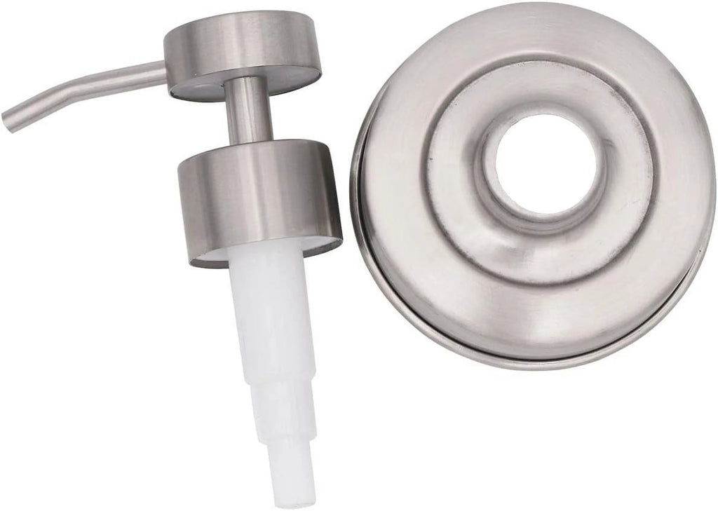 Stainless Steel Threaded Soap Pump Lid for Mason Jars D59179