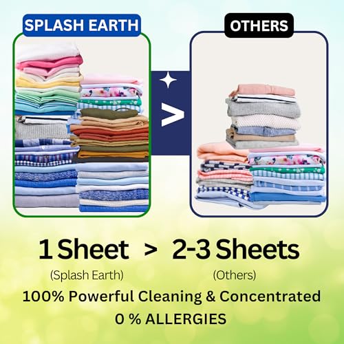 Laundry Detergent Sheets, Fresh Linen, 120 Loads E435326