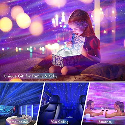Galaxy Projector with Bluetooth Speaker and White Noise for Bedroom P99664