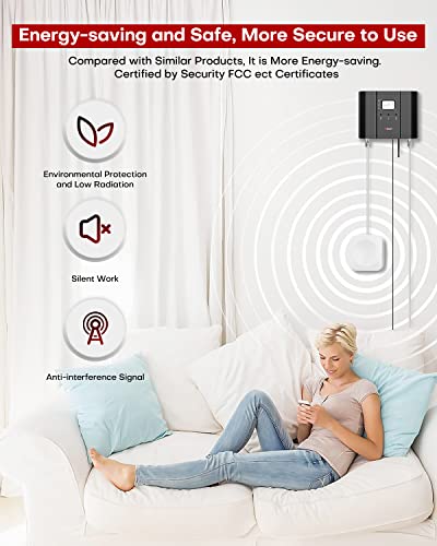 Cell Phone Signal Booster, 8000 sq ft, 2 Indoor Antennas, 4G 5G LTE X757504