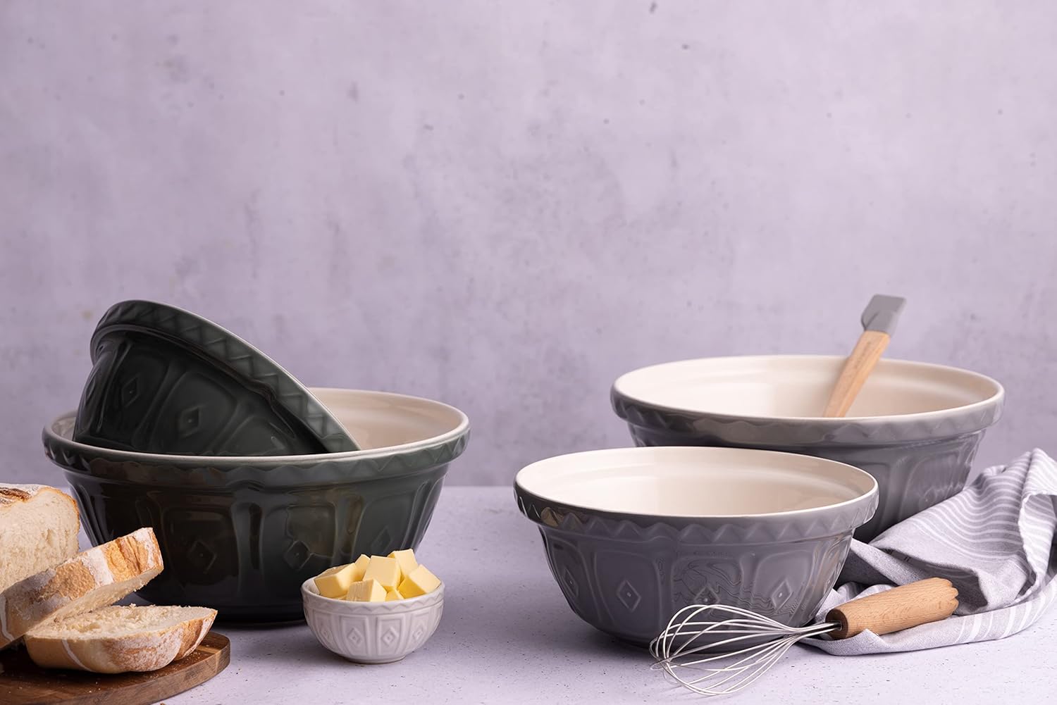 Grey Mixing Bowl 29cm H405
