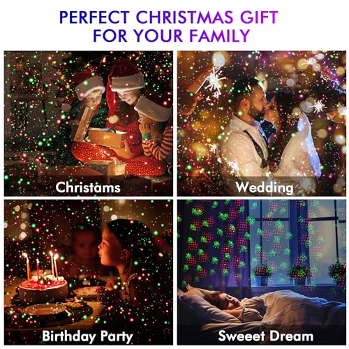 Christmas Projector Lights Outdoor with Remote Control, IP65 Waterproof L131