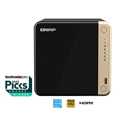 4 Bay Desktop NAS with Intel Celeron Quad-core Processor and Dual 2.5GbE S510