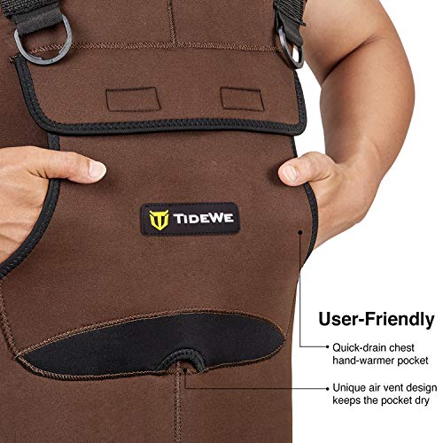 Neoprene Chest Waders with Cleated Bootfoot for Men V61193