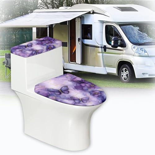 Christmas Toilet Lid and Tank Cover Set for Bathroom Decor K51670