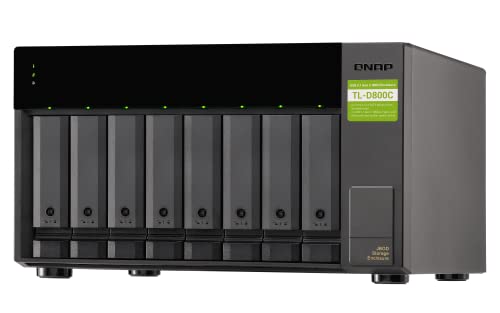8 Bay Desktop JBOD Storage Enclosure with USB 3.2 Gen 2 Type-C D121